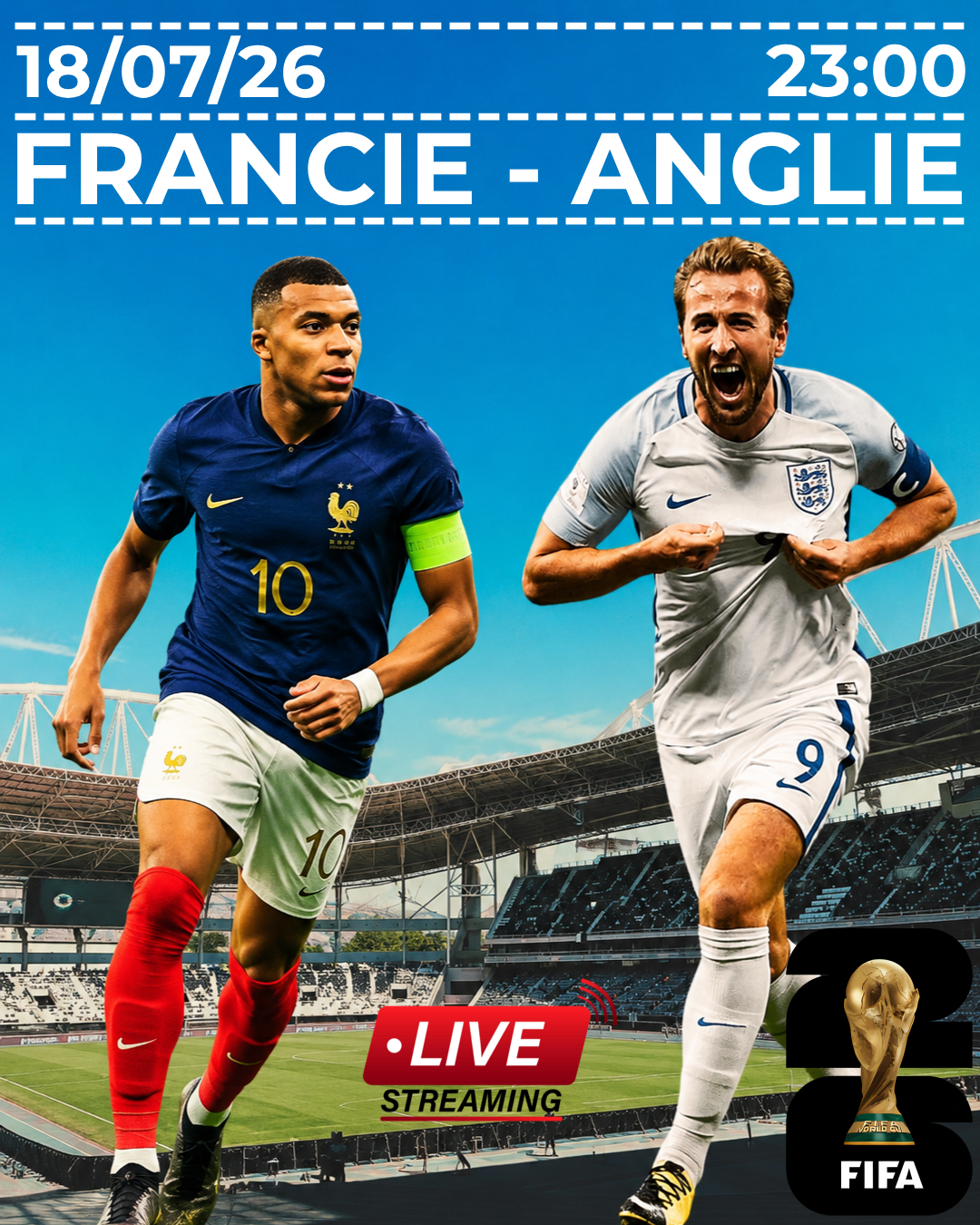 Francie 🇫🇷 - 🏴󠁧󠁢󠁥󠁮󠁧󠁿 Anglie