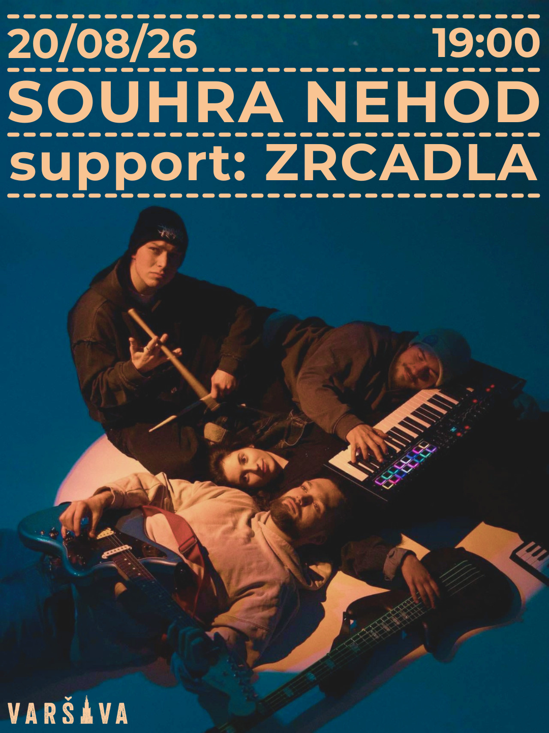 Souhra nehod - křest klipu, support: Zrcadla