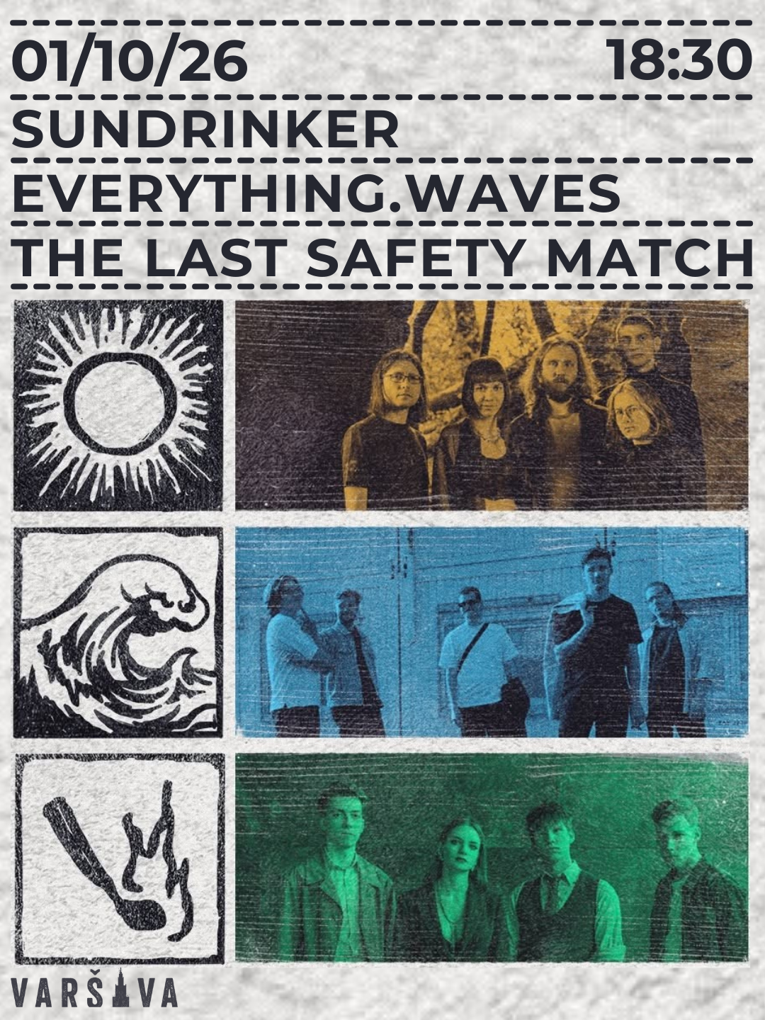 Sundrinker, everything.waves, The Last Safety Match